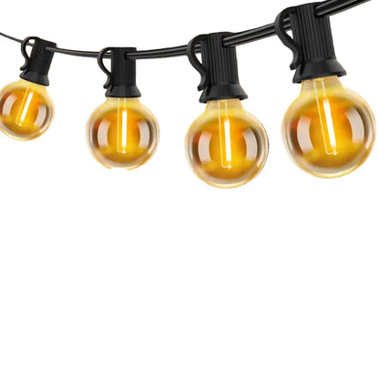 Shatterproof Solar String Lights G40 (Waterproof) with USB & Remote Control