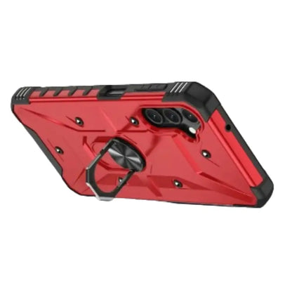 Shockproof Armor Case for Samsung Galaxy A & S Series (Red)