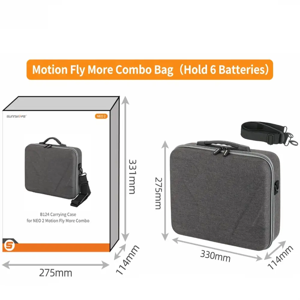 Shockproof Carrying Case for DJI NEO 2 & Motion 3 (4 types of case available)