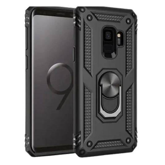 Shockproof Ring Holder Case for Samsung Galaxy Series (Black)