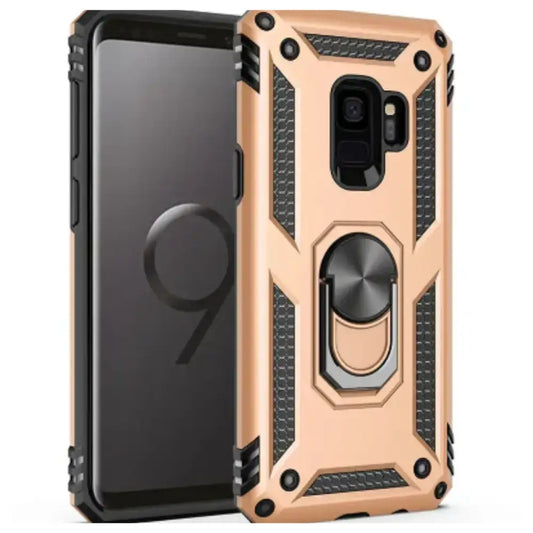 Shockproof Ring Holder Case for Samsung Galaxy Series (Gold)