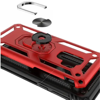 Shockproof Ring Holder Case for Samsung Galaxy Series (Red)