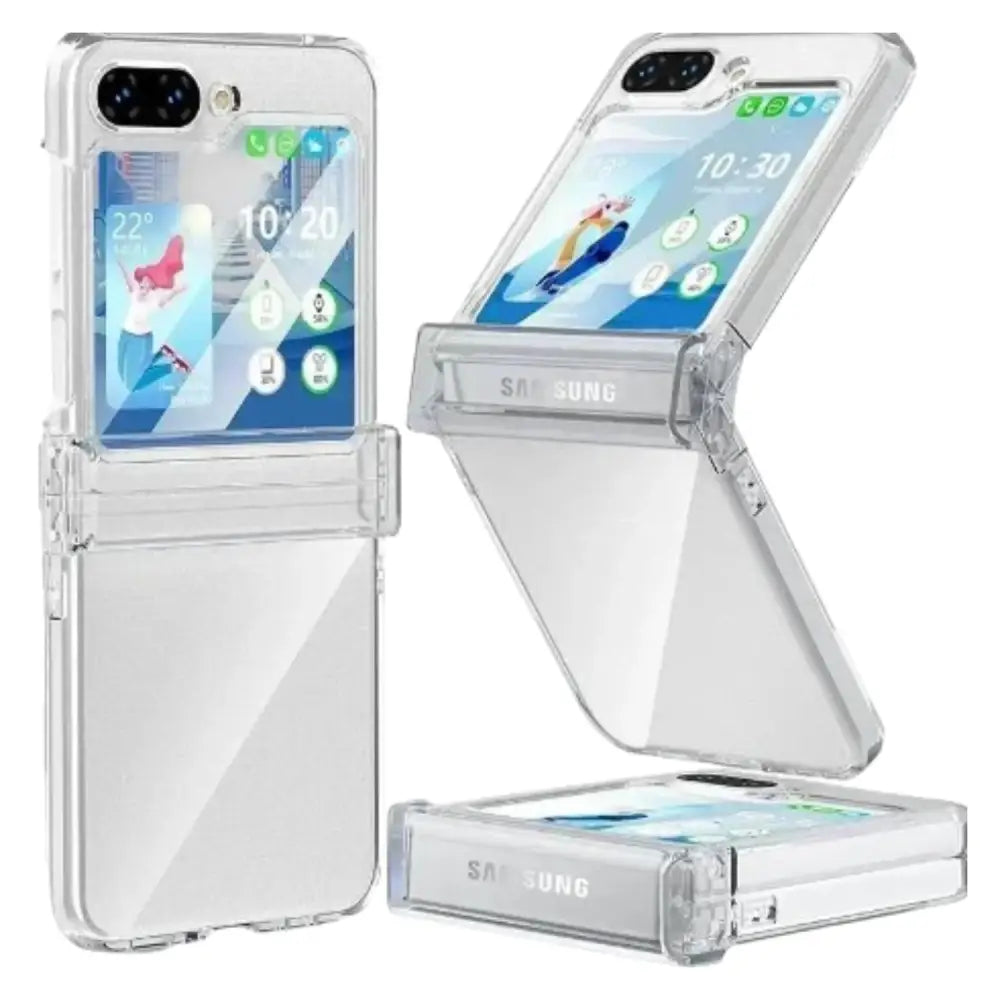 Shockproof Transparent Cover for Galaxy Z Flip 5 & 6