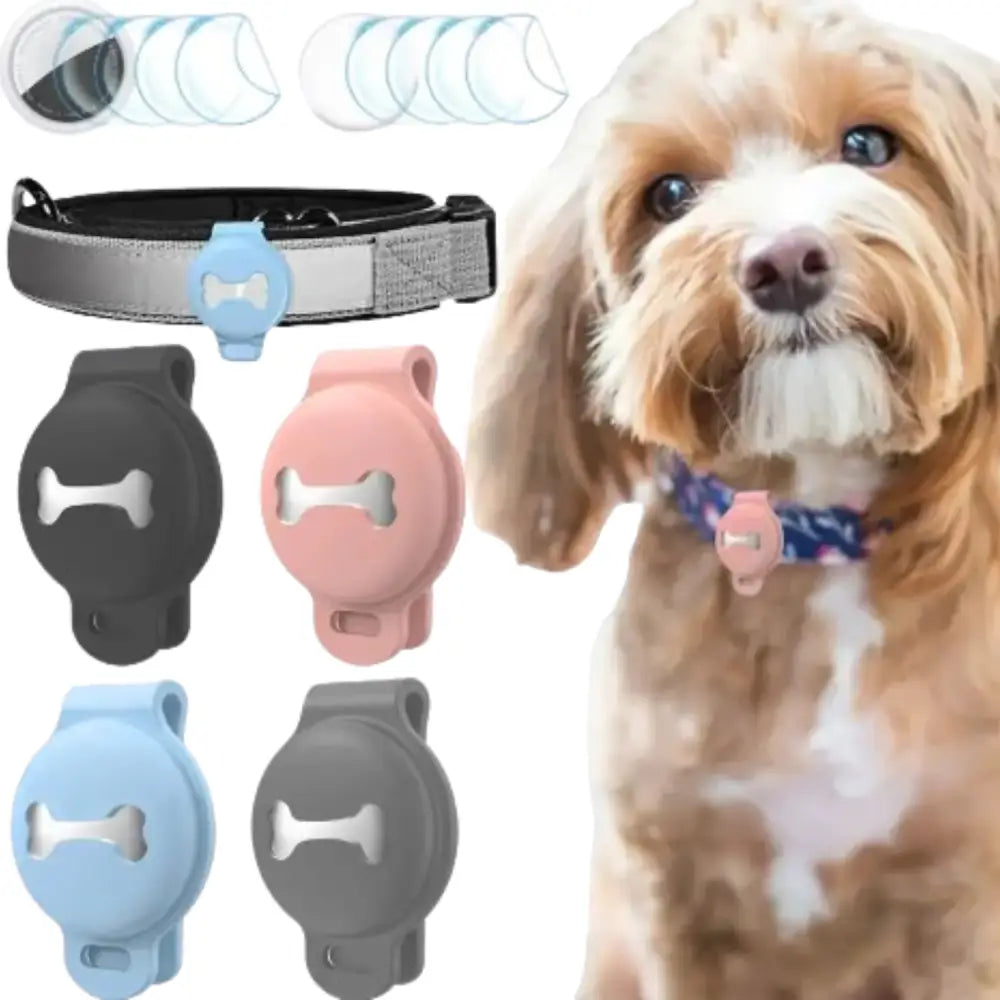Silicone AirTag Pet Collar Holder