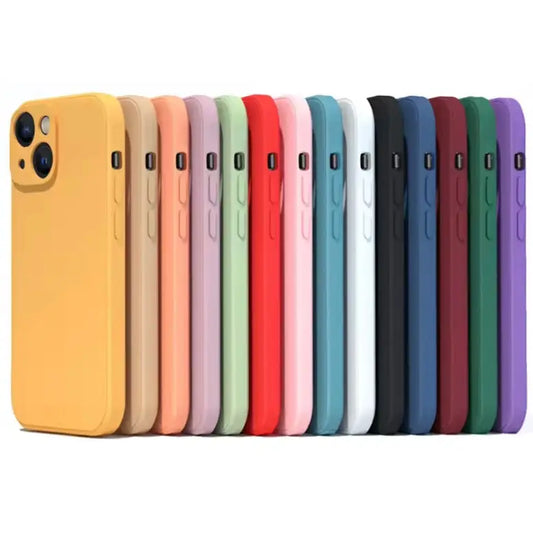 Silicone iPhone Case (iPhone 6 - iPhone 15 Series) - Available in green, purple & navy