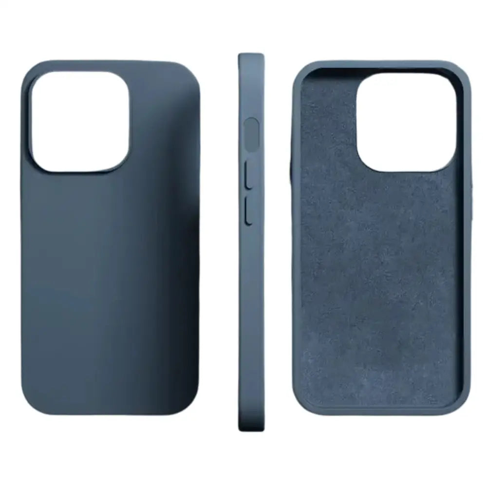 Silicone iPhone Case (iPhone 6 - iPhone 15 Series) - Available in green, purple & navy