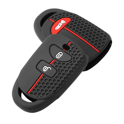Silicone 2-Button Smart Key Cover for Hyundai Tucson, Santa Fe, i10, ix25 & Grand Starex