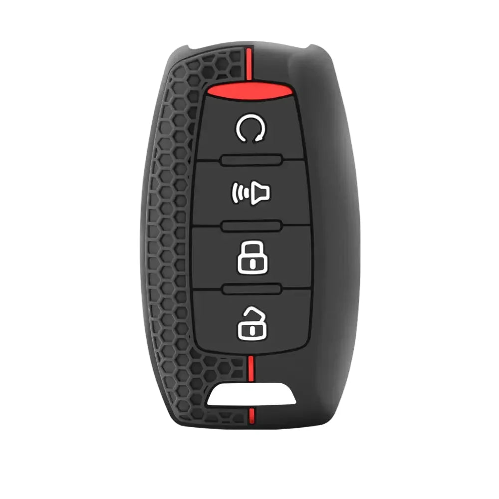 Silicone Remote Key Cover with Keychain for Haval H6, H9, F5, F7 & Great Wall Poer GWM Models
