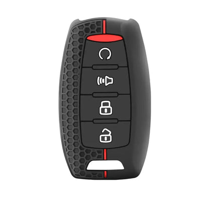 Silicone Remote Key Cover with Keychain for Haval H6, H9, F5, F7 & Great Wall Poer GWM Models