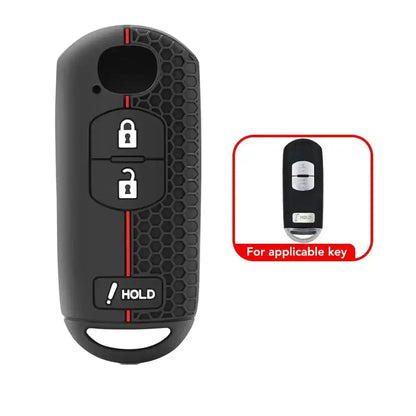 Silicone Remote Key Cover for Mazda CX-3, CX-5, CX-7, CX-9, Mazda2, Mazda3, Mazda5 & Mazda6 (2018–2021)