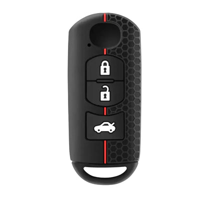 Silicone Remote Key Cover for Mazda CX-3, CX-5, CX-7, CX-9, Mazda2, Mazda3, Mazda5 & Mazda6 (2018–2021)