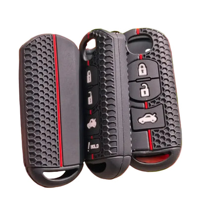 Silicone Remote Key Cover for Mazda CX-3, CX-5, CX-7, CX-9, Mazda2, Mazda3, Mazda5 & Mazda6 (2018–2021)