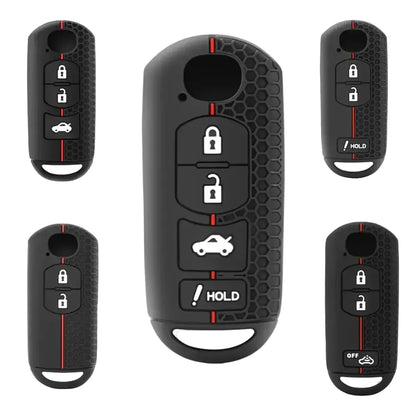 Silicone Remote Key Cover for Mazda CX-3, CX-5, CX-7, CX-9, Mazda2, Mazda3, Mazda5 & Mazda6 (2018–2021)