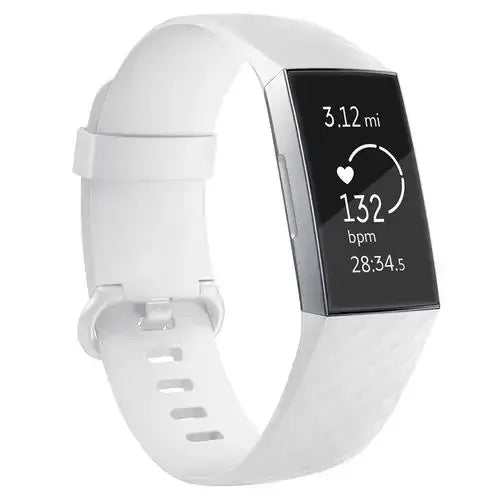Silicone Replacement Band for Fitbit Charge 3/3SE/4 (available in 2 sizes & 14 colours)