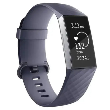 Silicone Replacement Band for Fitbit Charge 3/3SE/4 (available in 2 sizes & 14 colours)