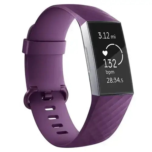 Silicone Replacement Band for Fitbit Charge 3/3SE/4 (available in 2 sizes & 14 colours)