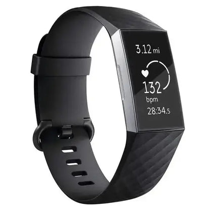 Silicone Replacement Band for Fitbit Charge 3/3SE/4 (available in 2 sizes & 14 colours)