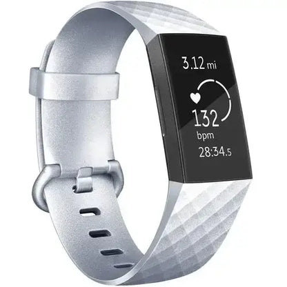 Silicone Replacement Band for Fitbit Charge 3/3SE/4 (available in 2 sizes & 14 colours)
