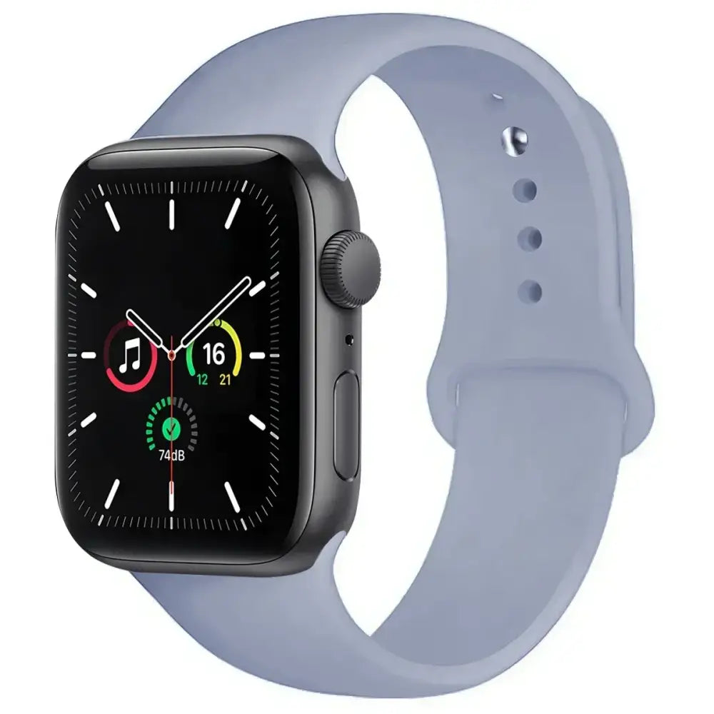 Silicone Replacement Strap for Apple Watch Series (38mm - 42mm) (available in 45 colours)