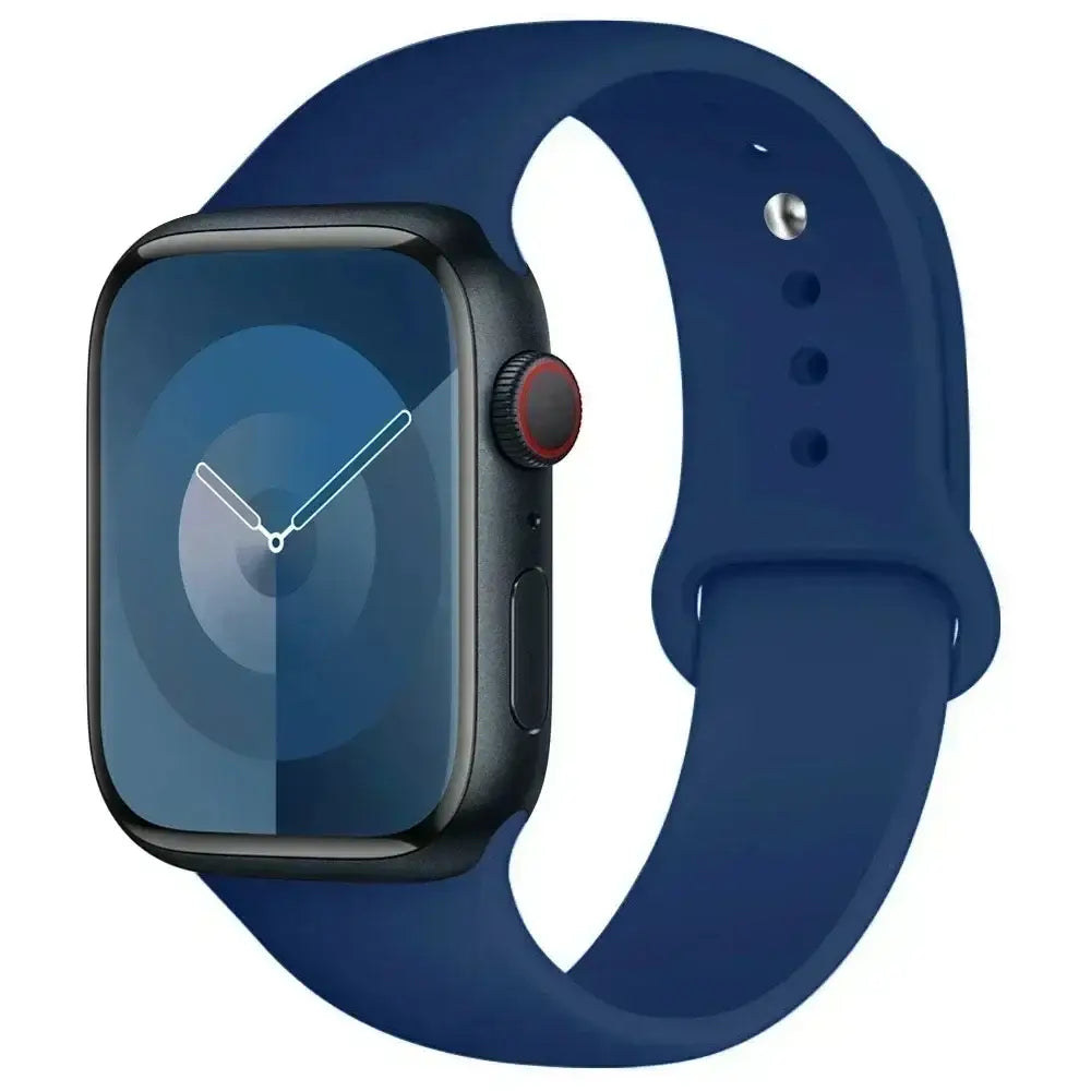 Silicone Replacement Strap for Apple Watch Series (38mm - 42mm) (available in 45 colours)