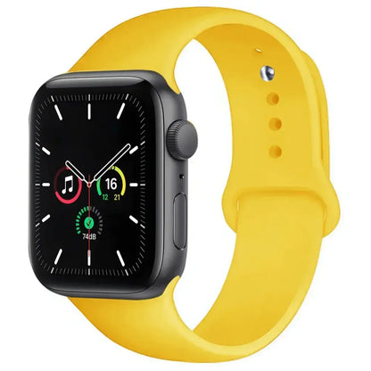 Silicone Replacement Strap for Apple Watch Series (38mm - 42mm) (available in 45 colours)