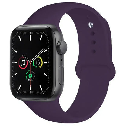Silicone Replacement Strap for Apple Watch Series (38mm - 42mm) (available in 45 colours)
