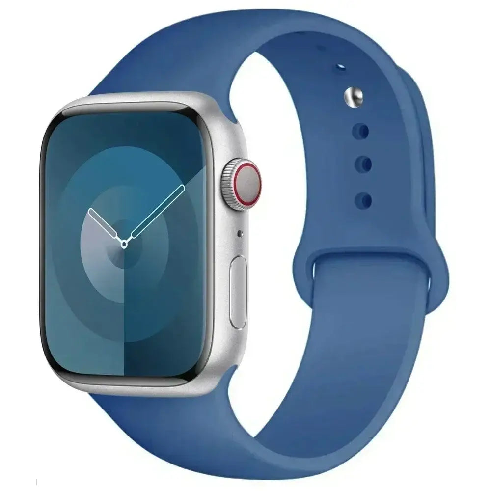Silicone Replacement Strap for Apple Watch Series (38mm - 42mm) (available in 45 colours)