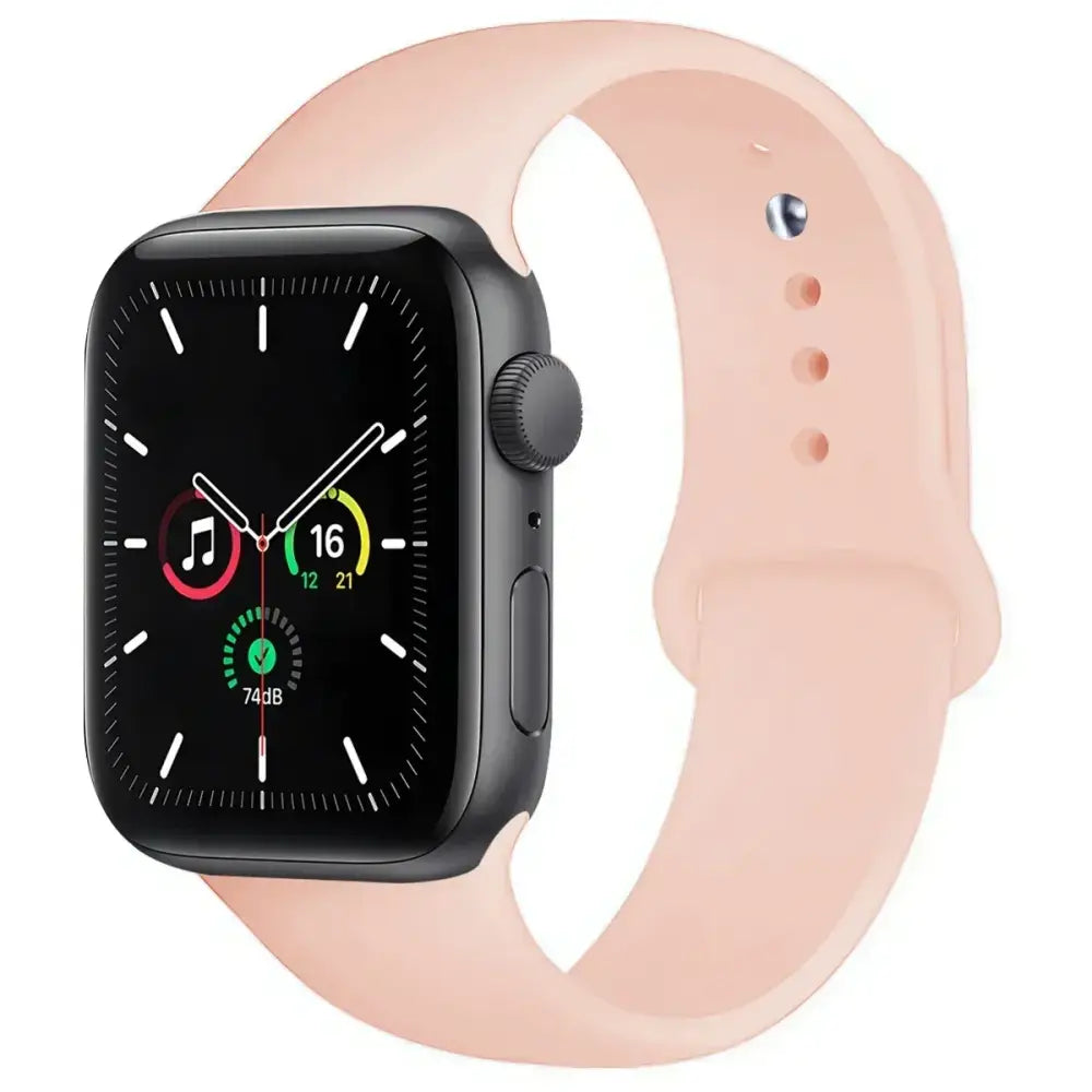 Silicone Replacement Strap for Apple Watch Series (38mm - 42mm) (available in 45 colours)