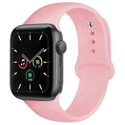 Silicone Replacement Strap for Apple Watch Series (38mm - 42mm) (available in 45 colours)