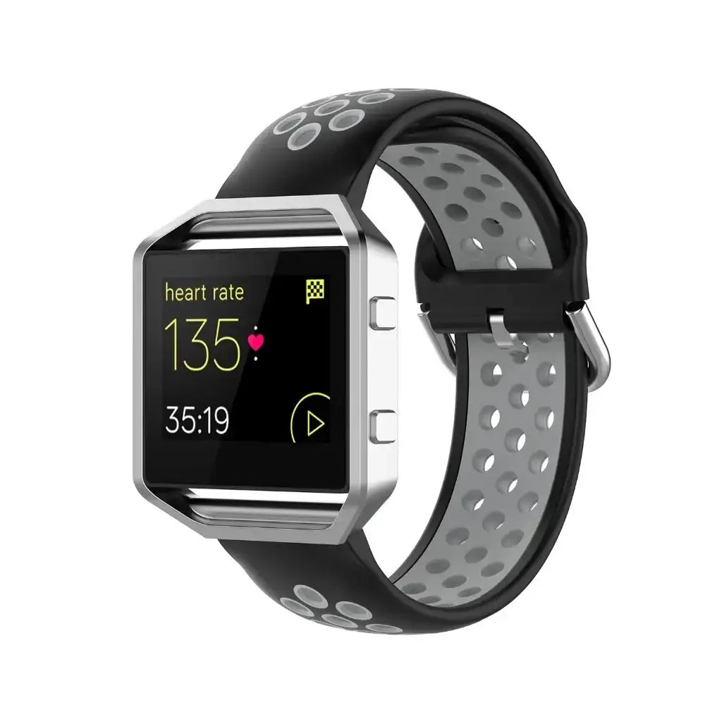 Silicone Sport Strap for the Fitbit Blaze/Versa/Versa 2/Lite Series (15 colours available)