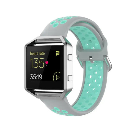 Silicone Sport Strap for the Fitbit Blaze/Versa/Versa 2/Lite Series (15 colours available)