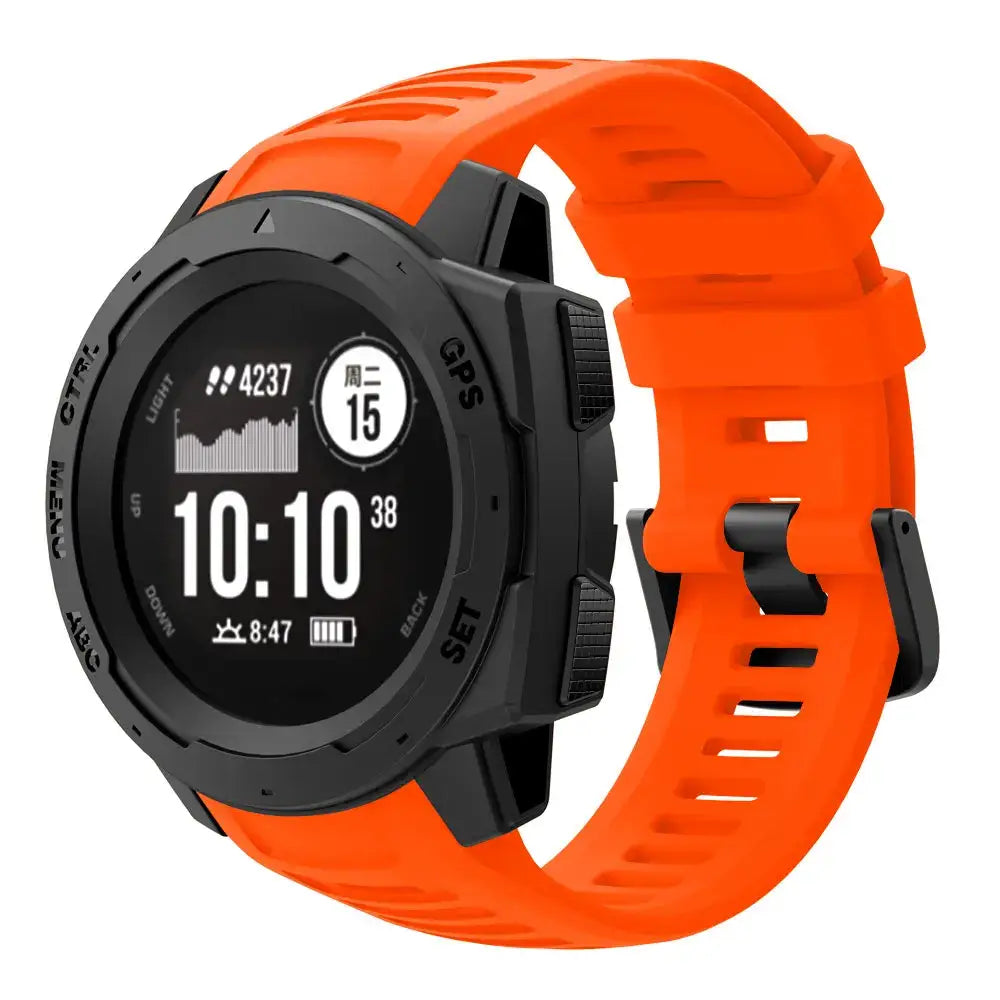 Silicone Sport Strap for the Garmin Instinct Series (22mm) (available in 7 colours)