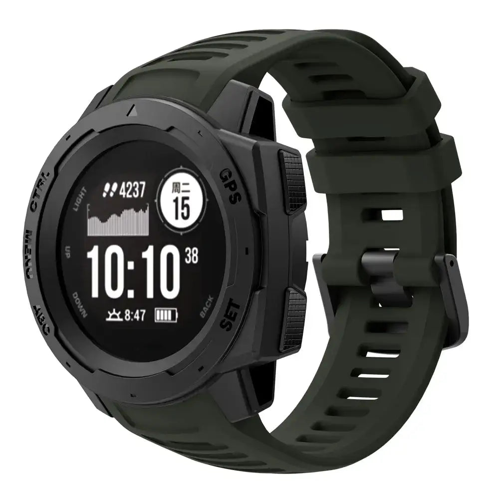Silicone Sport Strap for the Garmin Instinct Series (22mm) (available in 7 colours)