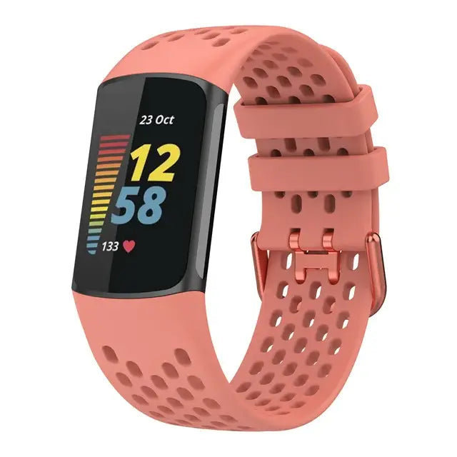 Silicone Strap for the Fitbit Charge 5/6 Series (12 colours available)