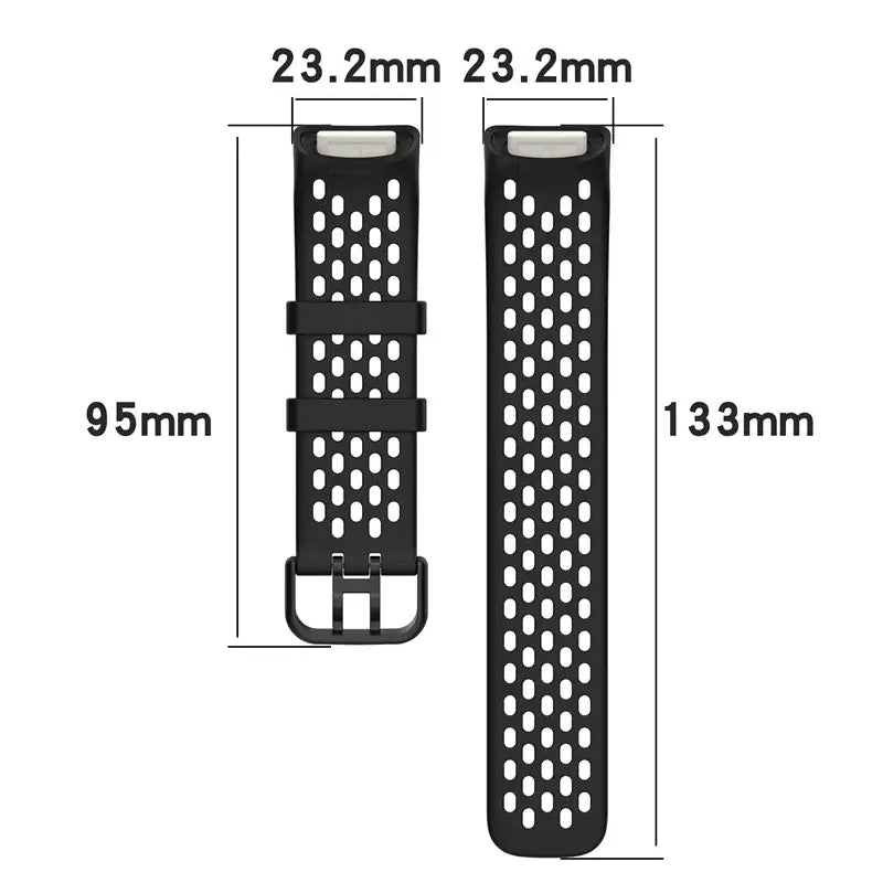 Silicone Strap for the Fitbit Charge 5/6 Series (12 colours available)