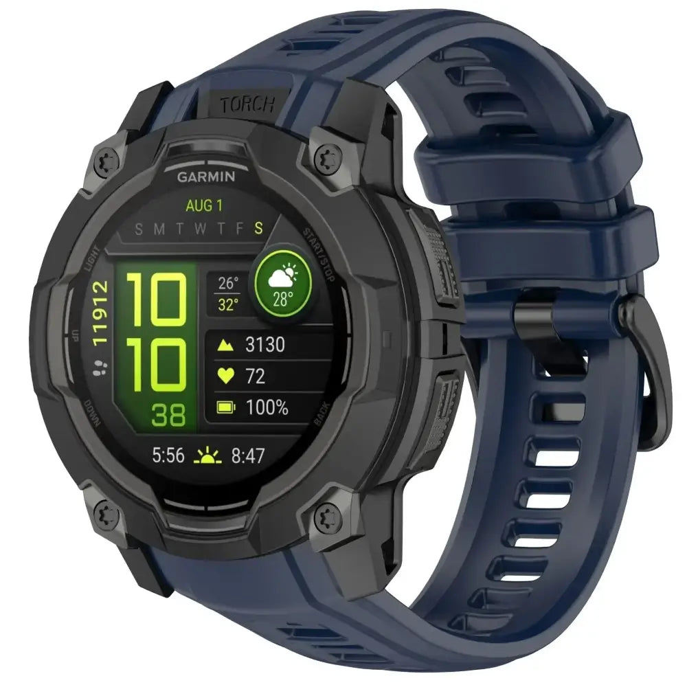 Silicone Strap for the Garmin Instinct 3/3 Solar Series (45 & 50mm) (12 colours available)