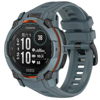 Silicone Strap for the Garmin Instinct 3/3 Solar Series (45 & 50mm) (12 colours available)