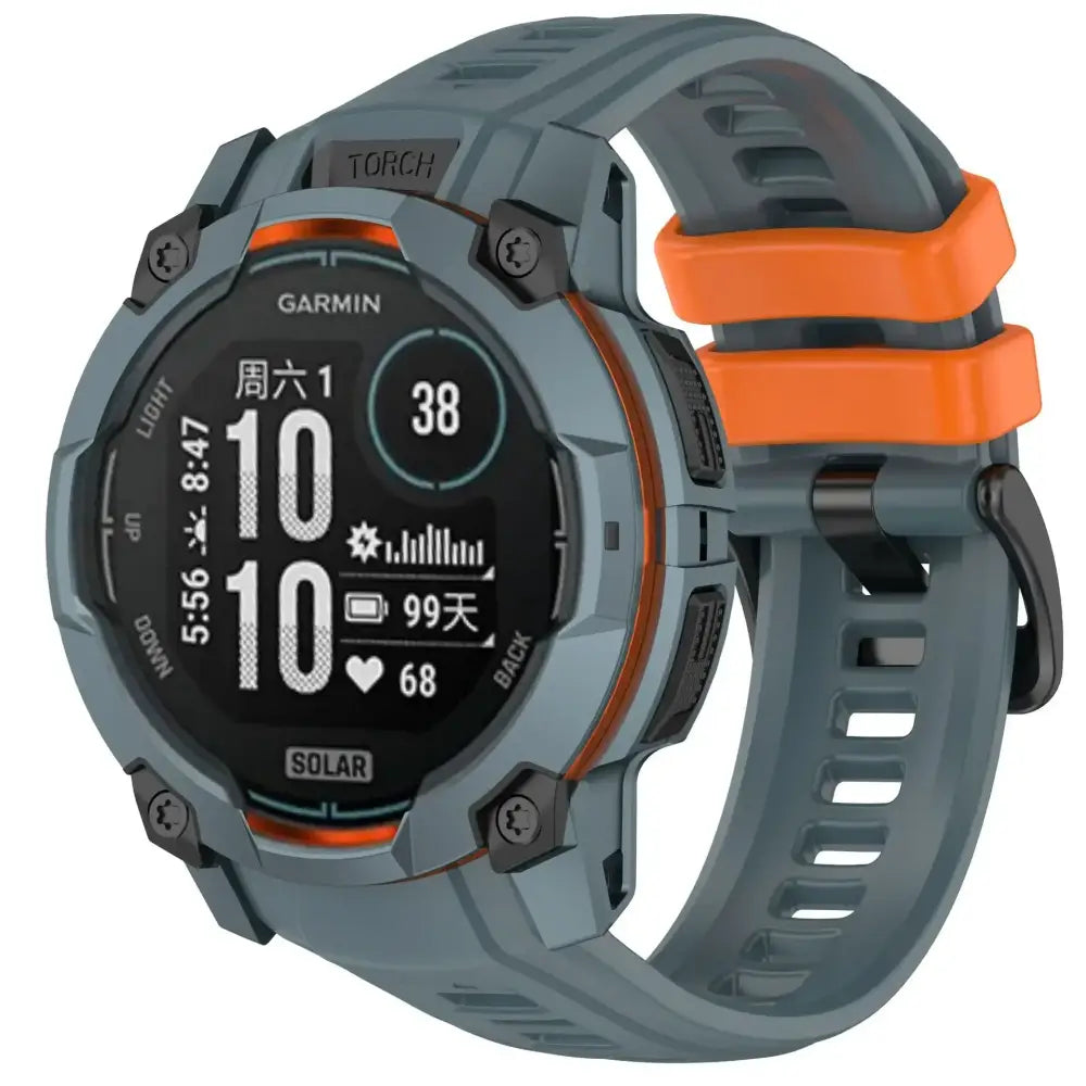 Silicone Strap for the Garmin Instinct 3/3 Solar Series (45 & 50mm) (12 colours available)