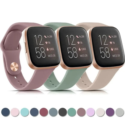 Silicone Watch Band for Fitbit Versa 1 (available in 17 colours)