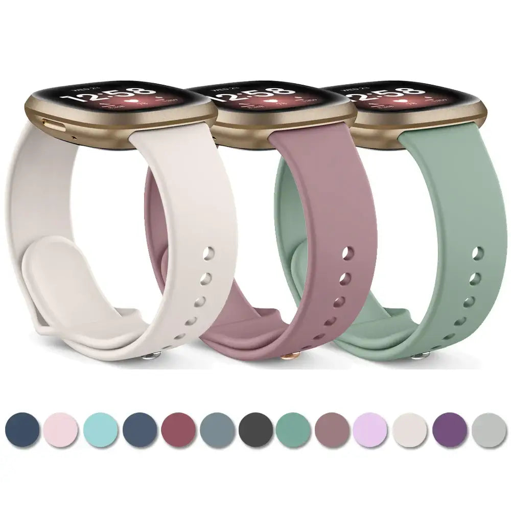 Silicone Watch Band for Fitbit Versa 3 (available in 17 colours)