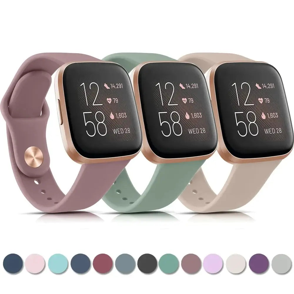 Silicone Watch Band for Fitbit Versa 3 (available in 17 colours)