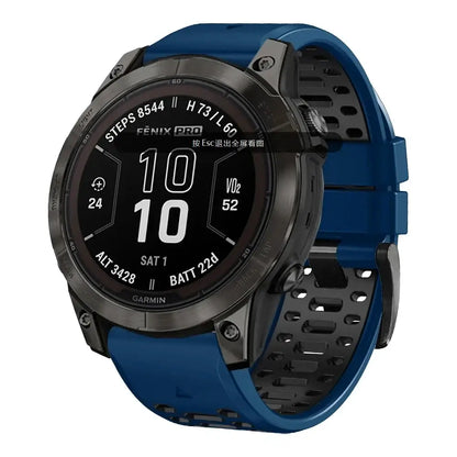 Silicone Watch Band for the Garmin Fenix 6X & 6X  (available in 12 colours)