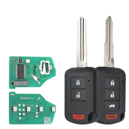 315MHz ID46 Remote Head Car Key for Mitsubishi Lancer (2016–2017) 2+1/3+1 Button