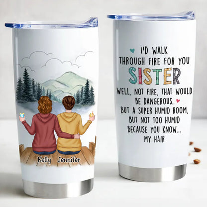 Sisters Forever 20oz Personalized Insulated Tumbler