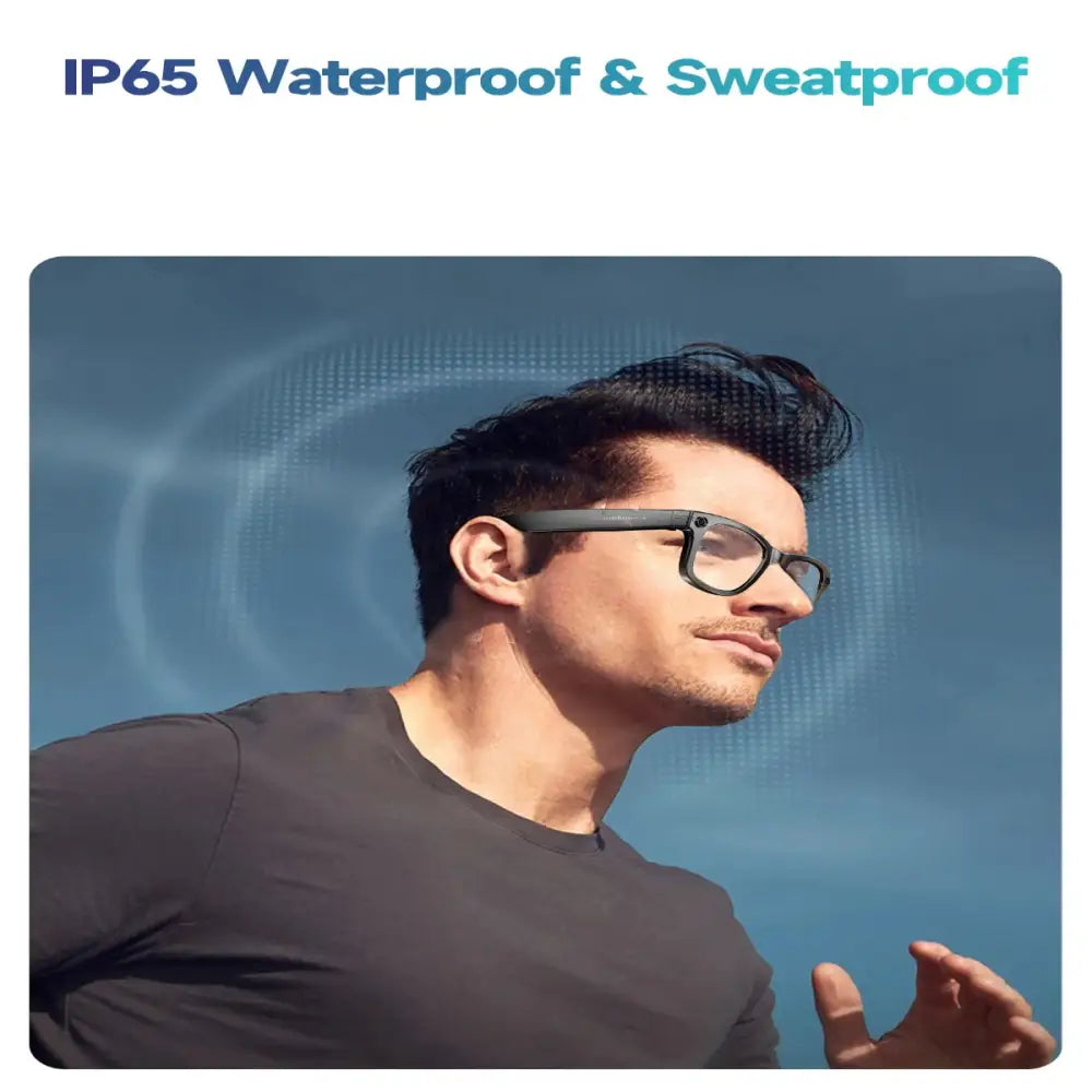 Smart AI Camera Glasses – 8MP HD, Photo/Video, Waterproof (5 types available)