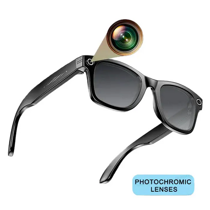 Smart AI Camera Glasses – 8MP HD, Photo/Video, Waterproof (5 types available)