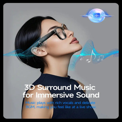 Smart AI Camera Glasses – 8MP HD, Photo/Video, Waterproof (5 types available)