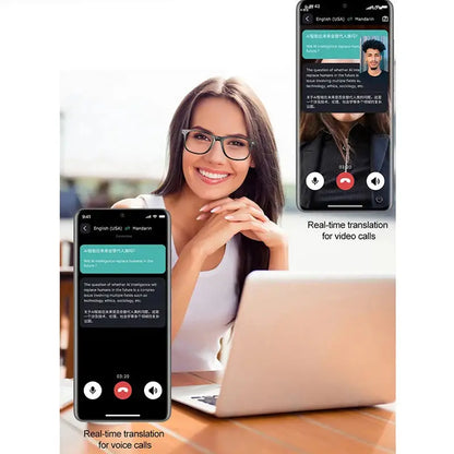 Smart AI Glasses – Bluetooth, Translation, Music & Calling (different models available)