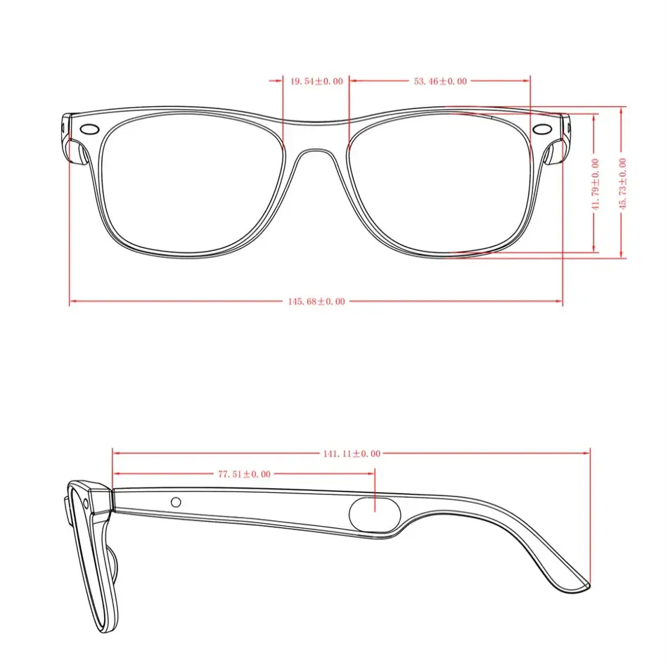 Smart AI Glasses – Bluetooth, Translation, Music & Calling (different models available)