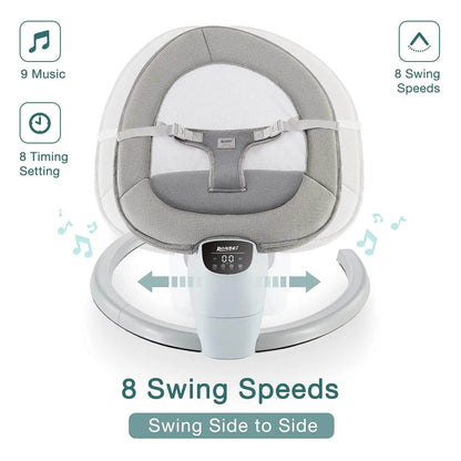 Premium Revolutionary Smart Baby Swing Cradle Rocker/ Bouncer Seat -Grey